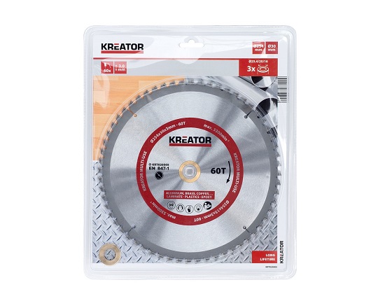 Rundsavsklinge 254 mm ALU - 60 HM tænder
