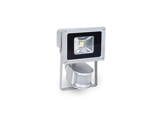 Projektør 10 watt med sensor LED