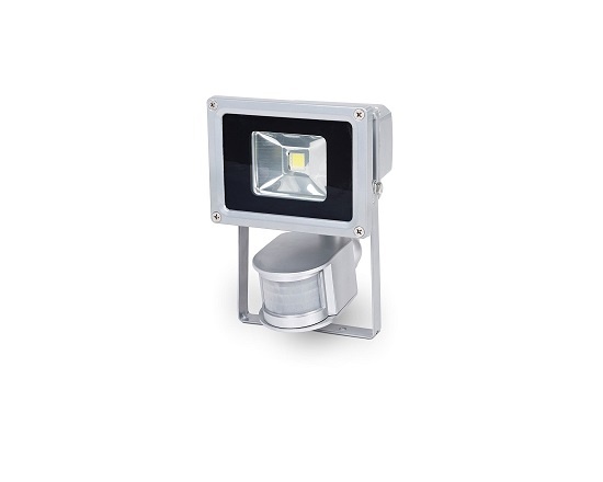 Projektør 10 watt med sensor LED