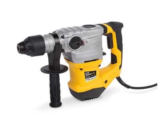 Borehammer 1500 watt i kuffert med bor