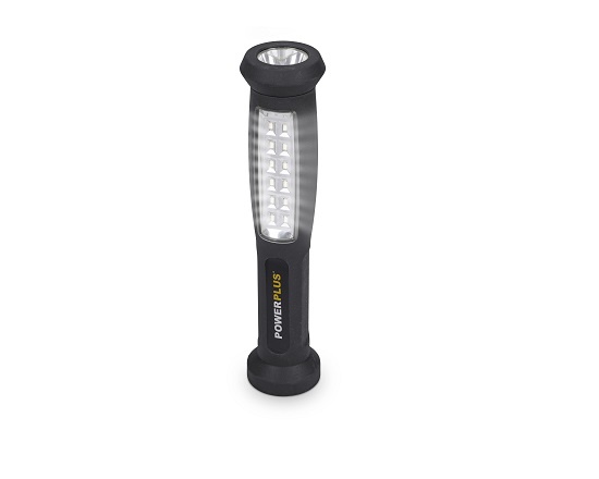 Genopladelig 2I1 lygte med magnet LED