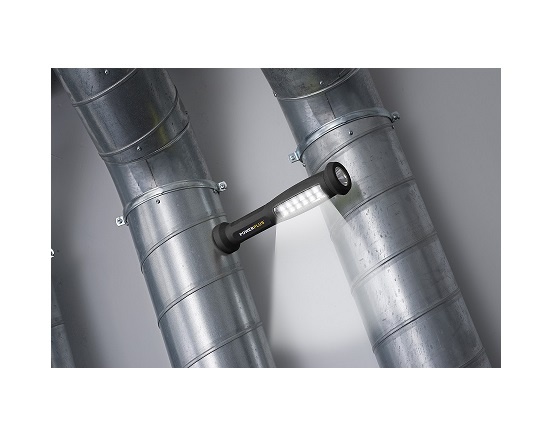 Genopladelig 2I1 lygte med magnet LED