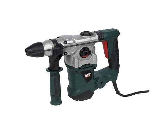 Borehammer i kuffert med 5 dele 1500 W