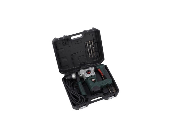 Borehammer i kuffert med 5 dele 1500 W