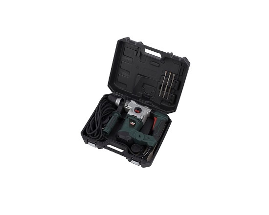 Borehammer i kuffert med 5 dele 1500 W