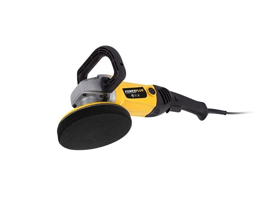 Polermaskine i kuffert med 4 dele1200 W
