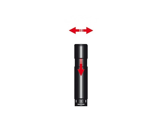 Lommelygte med batteri LED 10 cm