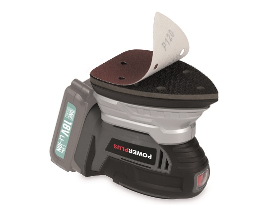 Slibemus med 6 stk. papir 18 volt SOLO