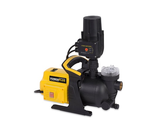 Havepumpe med automatisk pumpe 3000 l/t