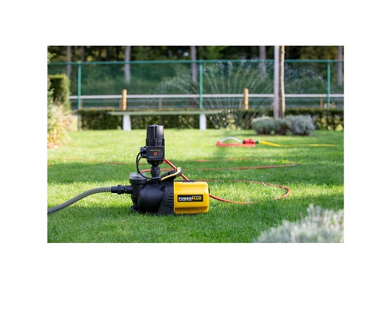 Havepumpe med automatisk pumpe 3000 l/t