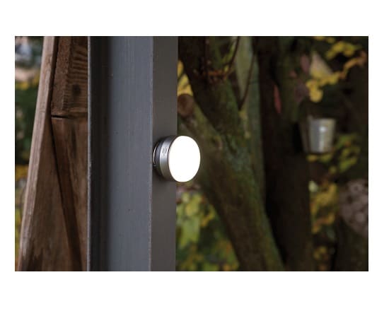 LED Udendørslampe leveres med 3 x AAA