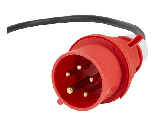 Strøm boks med 6 udtag og 1 m. kabel